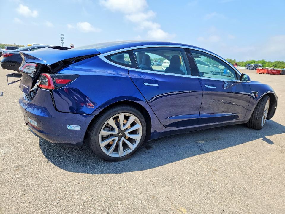 2018 Tesla Model 3 VIN 5YJ3E1EBXJF116047 COPART salvage auction — REAR END, Ny - Mv-907A Salvage Certificate, sold $1,700 on 2026-07-20 (photo 3)