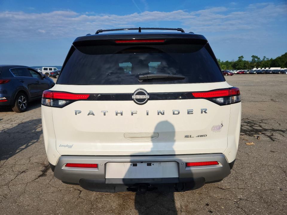 2023 Nissan Pathfinder VIN 5N1DR3CD0PC246641 COPART salvage auction — FRONT END, Pa - Certificate Of Salvage, sold $14,000 on 2026-07-31 (photo 6)