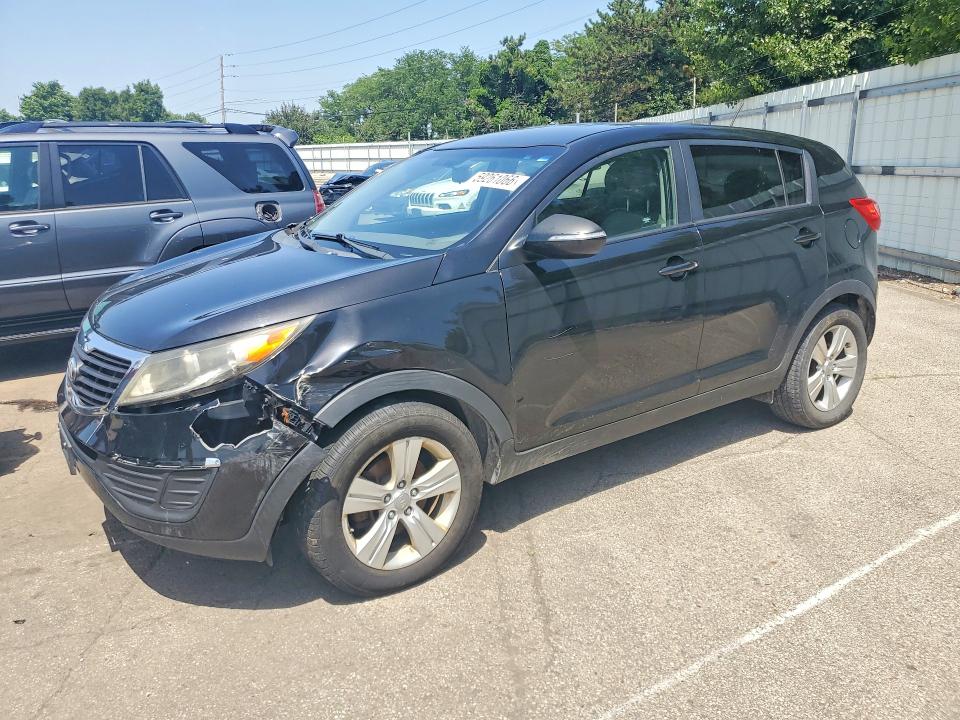 2013 Kia Sportage VIN KNDPB3A27D7444497 COPART salvage auction — FRONT END, Oh - Cert Of Title-Salvage, sold $80 on 2026-07-29 (photo 1)