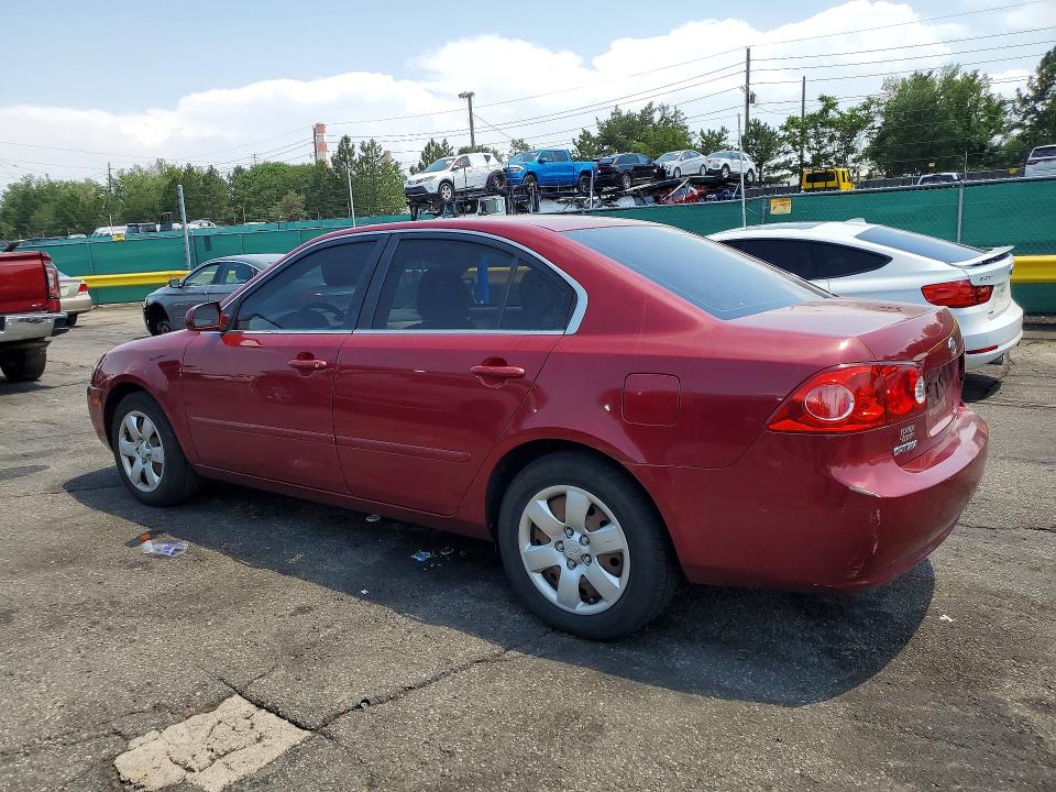 2007 Kia Optima VIN KNAGE123875137596 COPART salvage auction — SIDE, CO - PUBLIC - SALVAGE TITLE (P), sold $475 on 2026-07-14 (photo 2)