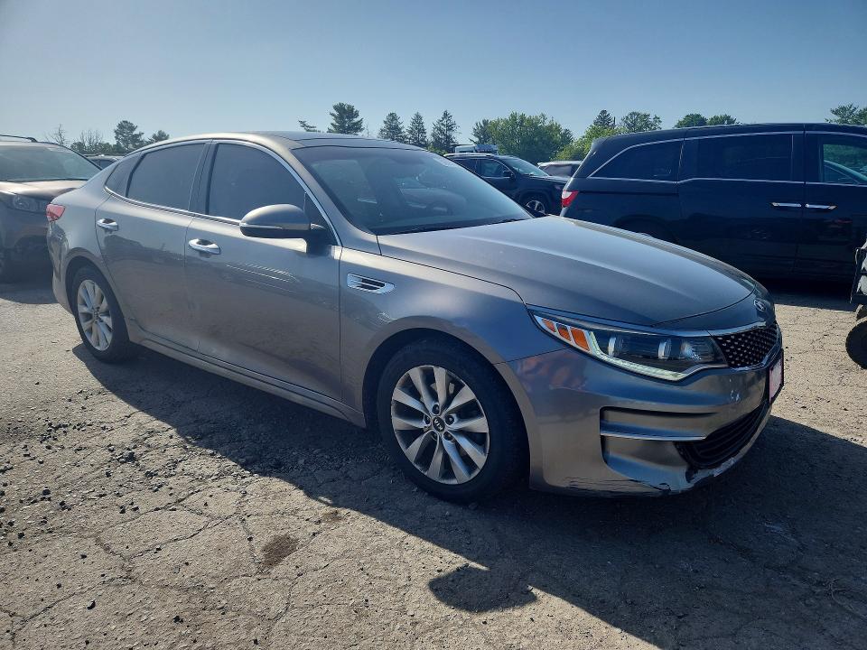 2016 Kia Optima VIN 5XXGU4L39GG007442 COPART salvage auction — FRONT END, Pa - Cert Of Title, sold $2,000 on 2026-07-07 (photo 4)