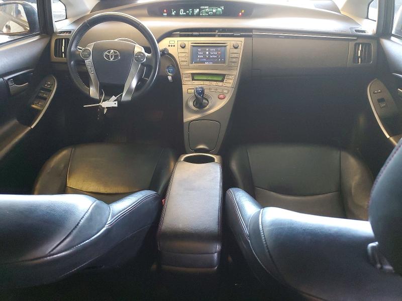 2013 Toyota Prius VIN JTDKN3DUXD5619772 COPART salvage auction — REAR END, CA - DLR/DIS/EXP ONLY SALVAGE TITLE, sold $2,850 on 2026-07-17 (photo 8)