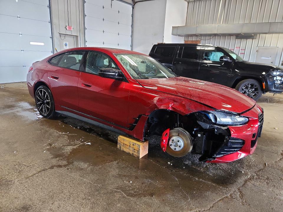 2026 BMW M440i VIN WBA63FB00TFW87335 COPART salvage auction — FRONT END, NM - CERTIFICATE OF TITLE, sold $36,250 on 2026-08-03 (photo 4)