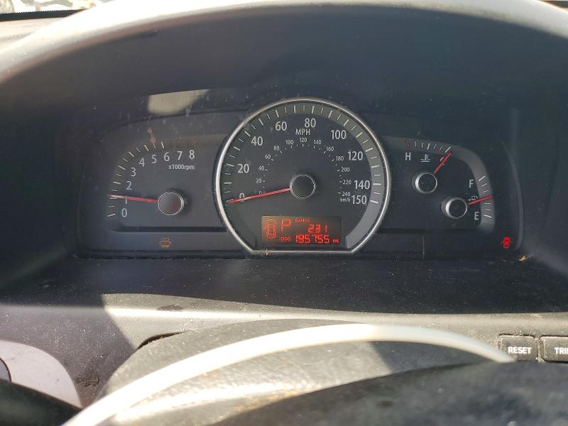 2009 Kia Borrego VIN KNDJJ741295033515 COPART salvage auction — REAR END, Fl - Cert Of Title Slvg Rebuildable, sold $10 on 2026-07-28 (photo 9)