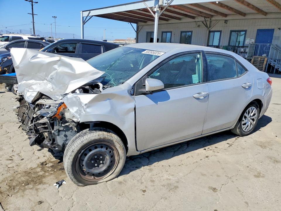 2017 Toyota Corolla VIN 5YFBURHE6HP686726 COPART salvage auction — FRONT END, Salvage Title, sold $1,200 on 2026-07-27 (photo 1)