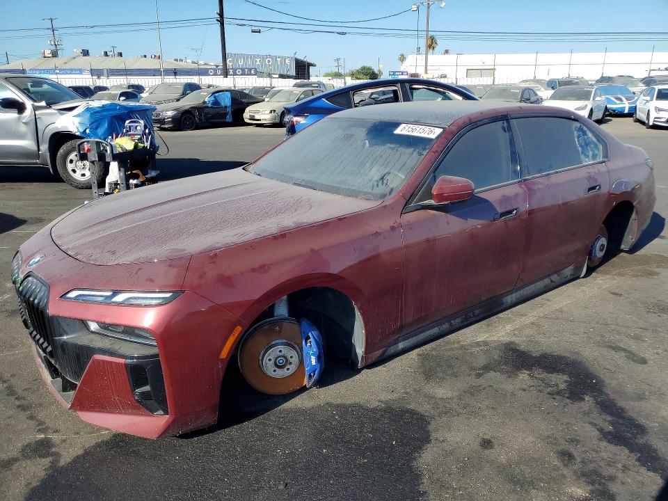 2023 BMW I7 VIN WBY53EJ06PCM40952 — COPART salvage auction photo