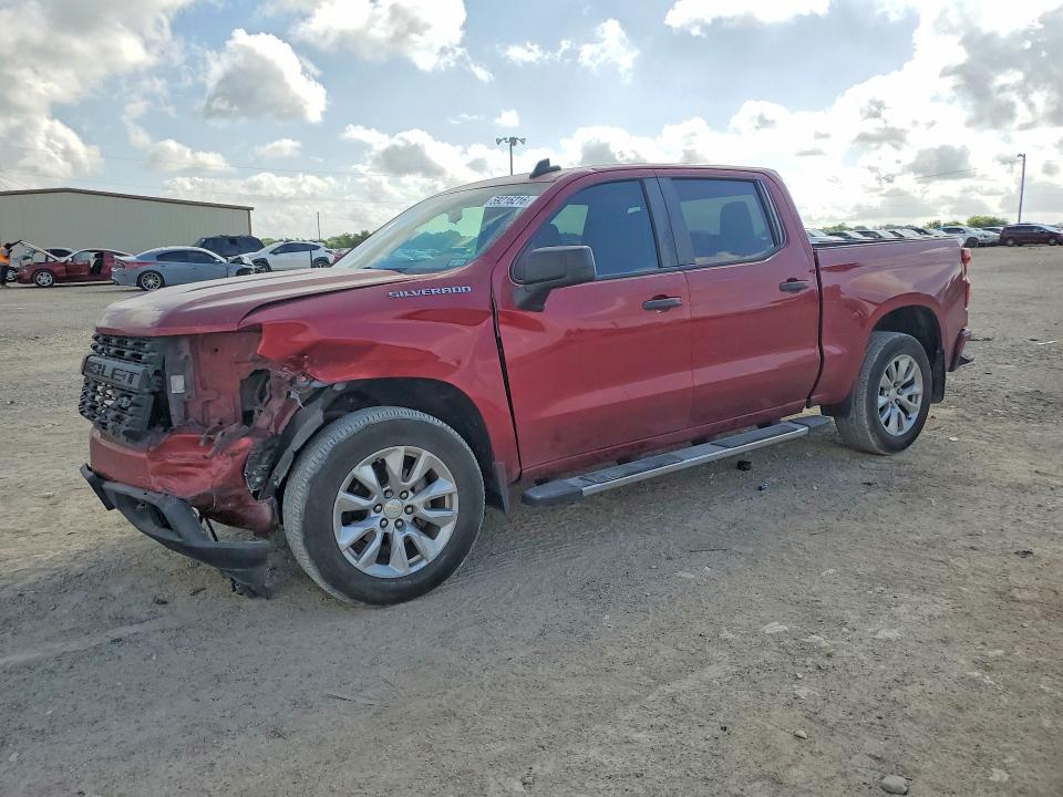 2019 Chevrolet Silverado VIN 3GCPWBEH2KG229821 COPART salvage auction — FRONT END, Tx - Salvage Vehicle Title, sold $1,300 on 2026-07-29 (photo 1)