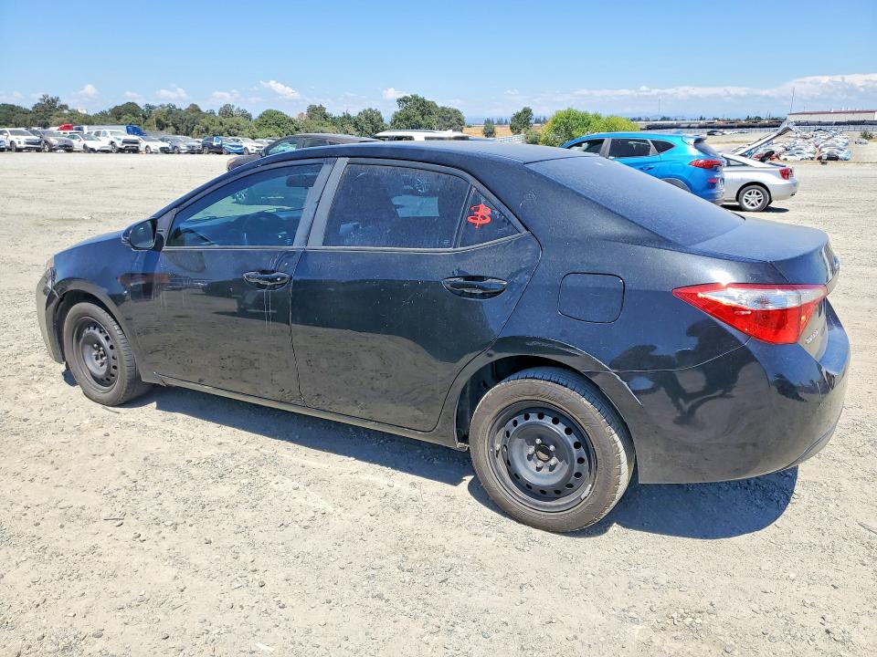 2016 Toyota Corolla VIN 5YFBURHE6GP483026 COPART salvage auction — MINOR DENT/SCRATCHES, CA - DIS/DLR/EXP ONLY CLEAN TITLE, sold $1,250 on 2026-07-18 (photo 2)