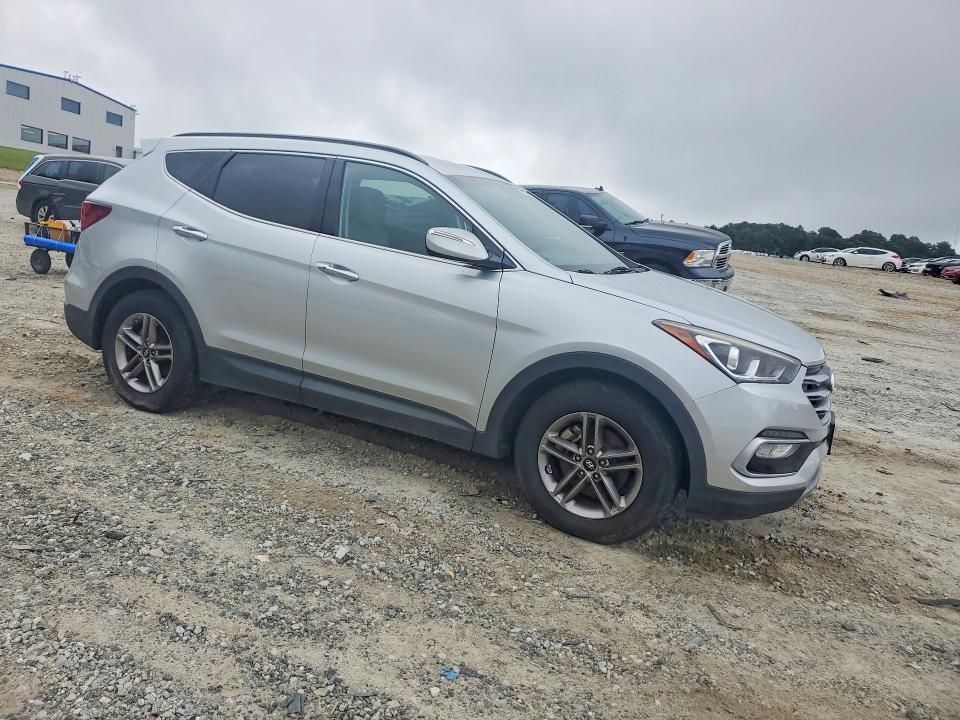2018 Hyundai Santa fe VIN 5XYZU3LBXJG562221 COPART salvage auction — REAR END, GA - CERT OF TITLE-COURT ORDER, sold $3,200 on 2026-07-22 (photo 4)