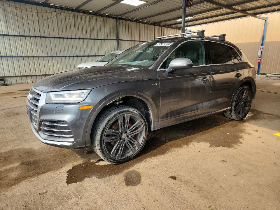 2018 Audi Sq5 VIN WA1A4AFY4J2037080 COPART salvage auction — MECHANICAL, CO - CERTIFICATE OF TITLE, sold $5,700 on 2026-07-14 (photo 1)