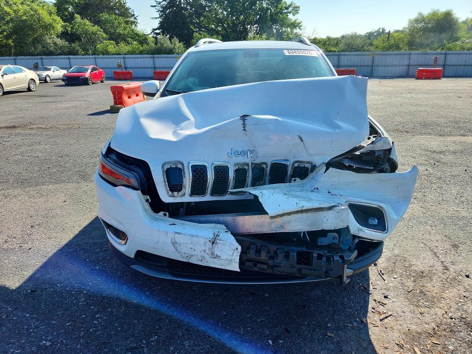 2019 Jeep Cherokee VIN 1C4PJLDB9KD184052 COPART salvage auction — FRONT END, Pa - Certificate Of Salvage, sold $0 on 2026-09-16 (photo 5)