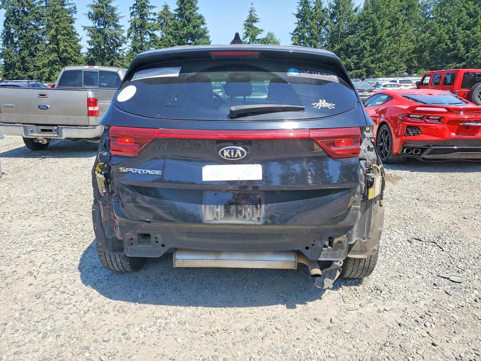 2020 Kia Sportage VIN KNDPM3AC7L7639534 COPART salvage auction — REAR END, Wa - Bill Of Sale, sold $2,150 on 2026-07-17 (photo 6)