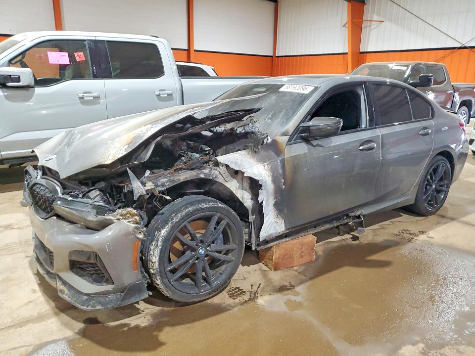 2020 BMW M340i VIN WBA5U9C02LFH67568 COPART salvage auction — BURN, AB - BOS - NONREPAIRABLE, sold $450 on 2026-07-28 (photo 1)