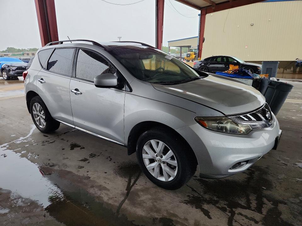 2014 Nissan Murano VIN JN8AZ1MU8EW416139 COPART salvage auction — MECHANICAL, TX - BONDED REBUILT SALVAGE, sold $200 on 2026-07-20 (photo 4)