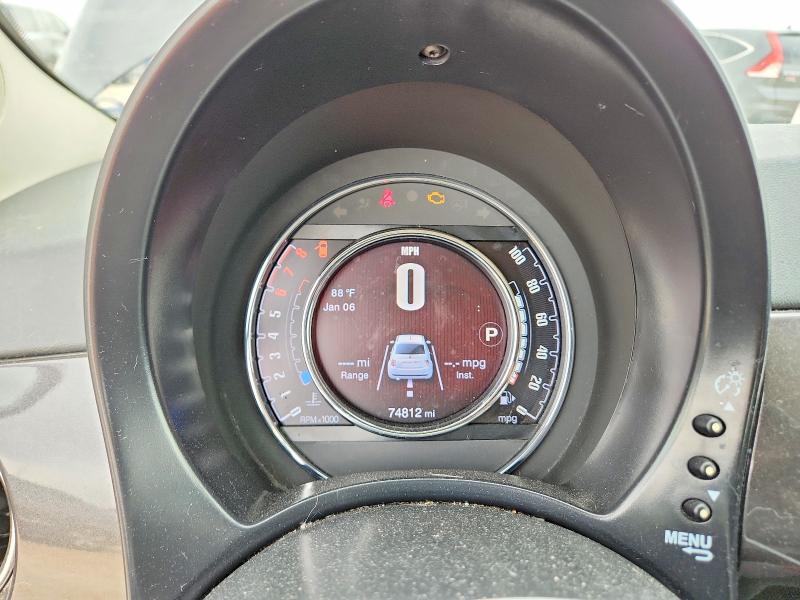 2017 Fiat 500 VIN 3C3CFFKR0HT700114 COPART salvage auction — MECHANICAL, TX - CERTIFICATE OF TITLE, sold $1,300 on 2026-08-06 (photo 9)