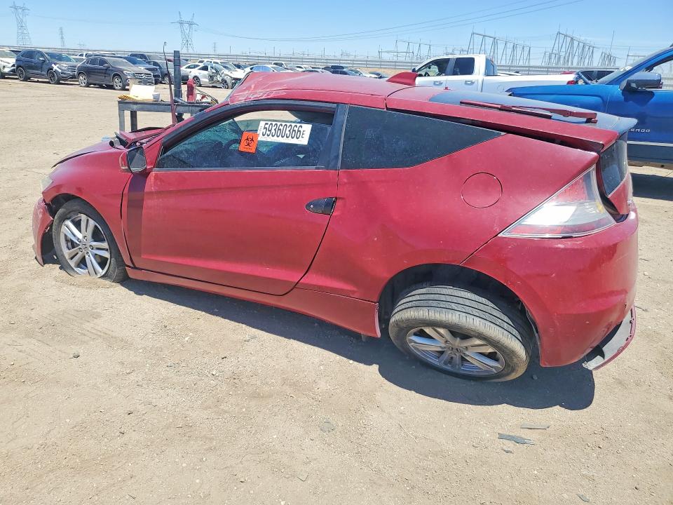 2011 Honda Cr-z VIN JHMZF1D60BS008874 COPART salvage auction — ROLLOVER, Ca - Salvage Certificate, sold $200 on 2026-07-20 (photo 2)