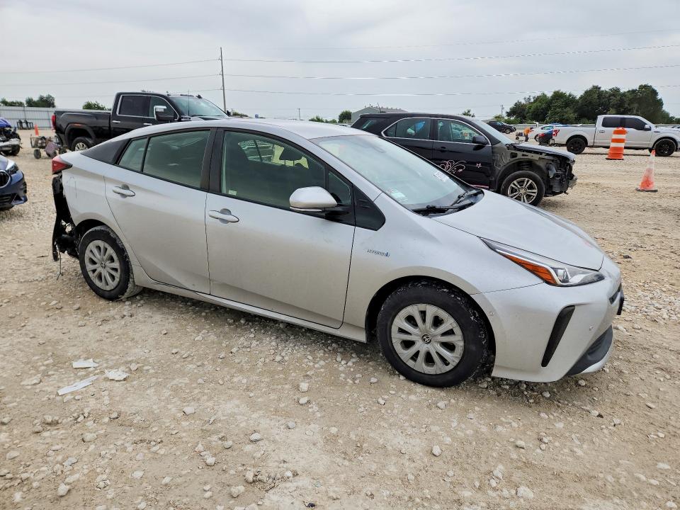 2019 Toyota Prius VIN JTDKARFU7K3085764 COPART salvage auction — REAR END, Salvage Title, sold $4,900 on 2026-07-23 (photo 4)