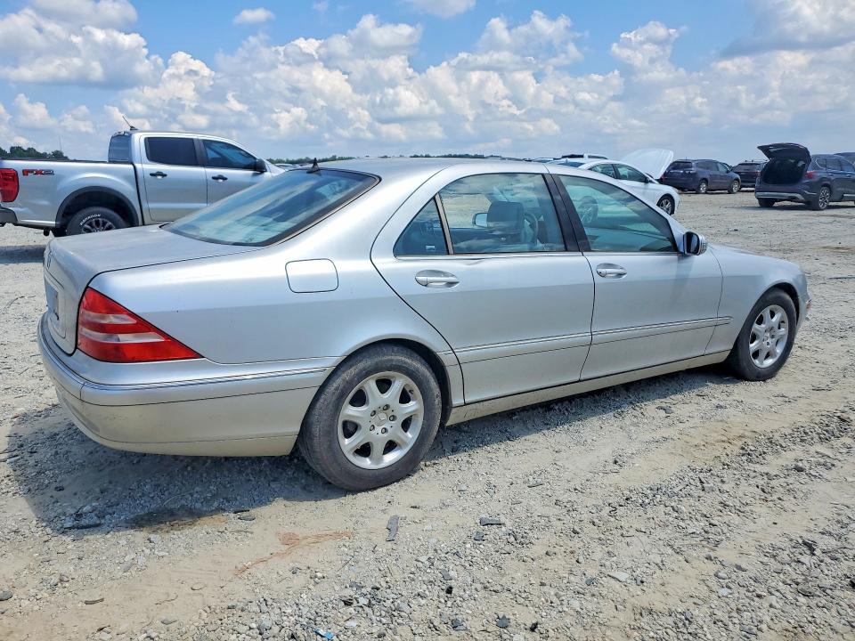 2000 Mercedes-benz S class VIN WDBNG70JXYA116314 COPART salvage auction — MINOR DENT/SCRATCHES, GA - CERT OF TITLE-COURT ORDER, sold $425 on 2026-07-15 (photo 3)