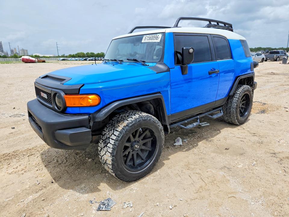 2008 Toyota Fj cruiser VIN JTEZU11F08K004050 COPART salvage auction — FRONT END, TX - SALVAGE VEHICLE TITLE (P), sold $1,000 on 2026-07-30 (photo 1)