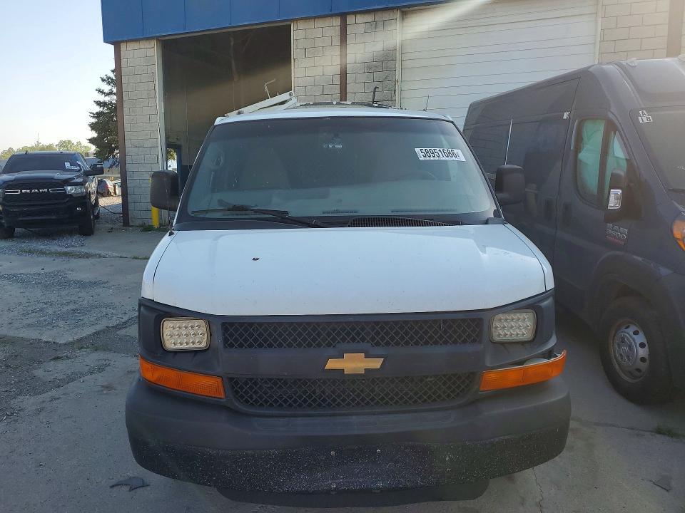 2013 Chevrolet Express VIN 1GCWGGCG4D1160728 COPART salvage auction — REAR END, Mi - Certificate Of Title, sold $225 on 2026-08-03 (photo 5)