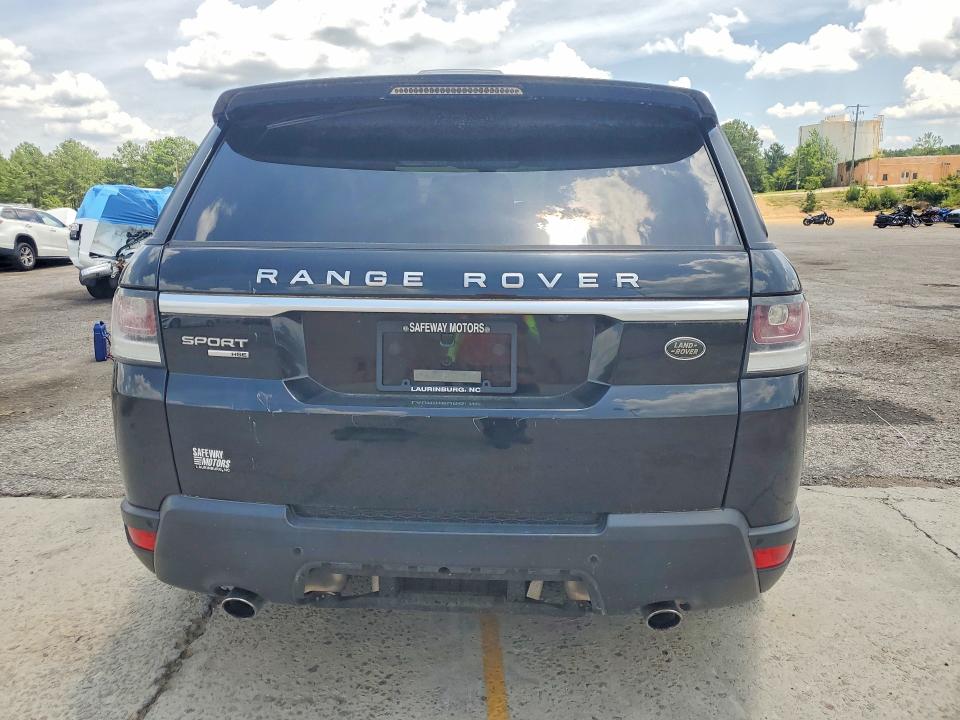 2015 Land rover Range rover sport VIN SALWR2VF4FA624873 COPART salvage auction — MINOR DENT/SCRATCHES, NC - CERTIFICATE OF TITLE (P), sold $4,250 on 2026-07-24 (photo 6)