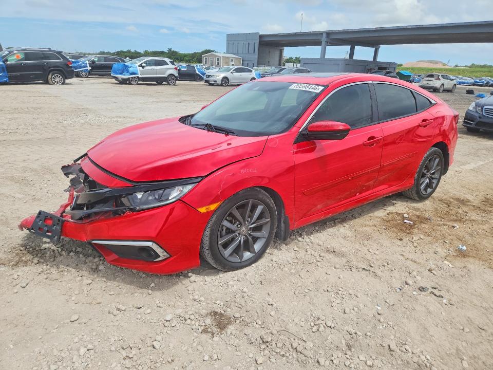 2019 Honda VIN JHMFC1F39KX013346 COPART salvage auction — FRONT END, Fl - Cert Of Title Slvg Rebuildable, sold $3,500 on 2026-07-16 (photo 1)