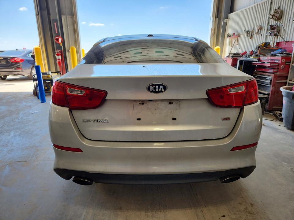 2014 Kia Optima VIN KNAGM4A71E5516865 COPART salvage auction — FRONT END, NE - CERT OF TITLE-SALVAGE, sold $225 on 2026-07-28 (photo 6)