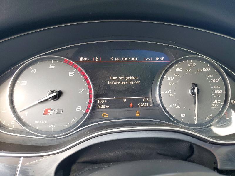 2017 Audi S6 VIN WAUFFAFC7HN008589 COPART salvage auction — MINOR DENT/SCRATCHES, FL - CERTIFICATE OF TITLE (P), sold $2,500 on 2026-07-28 (photo 9)