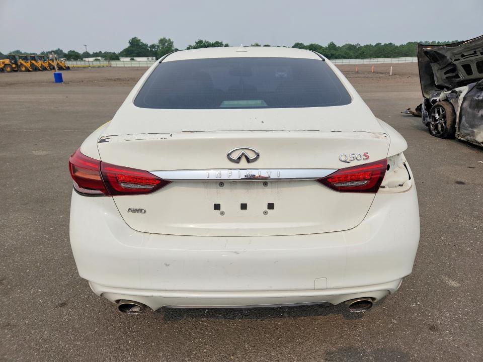 2018 Infiniti Q50 VIN JN1CV7AR7JM280520 COPART salvage auction — FRONT END, AZ - CERT OF TITLE - SALVAGE, sold $475 on 2026-07-27 (photo 6)