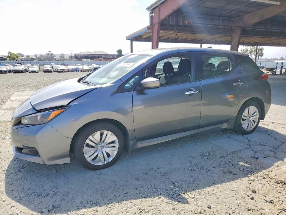 2023 Nissan Leaf VIN 1N4AZ1BV5PC558613 COPART salvage auction — FRONT END, Ca - Salvage Certificate, sold $3,350 on 2026-07-23 (photo 1)