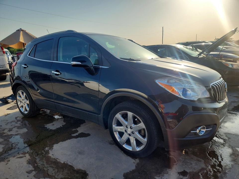 2016 Buick Encore VIN KL4CJDSB0GB711545 COPART salvage auction — FRONT END, Tx - Salvage Vehicle Title, sold $725 on 2026-07-27 (photo 4)