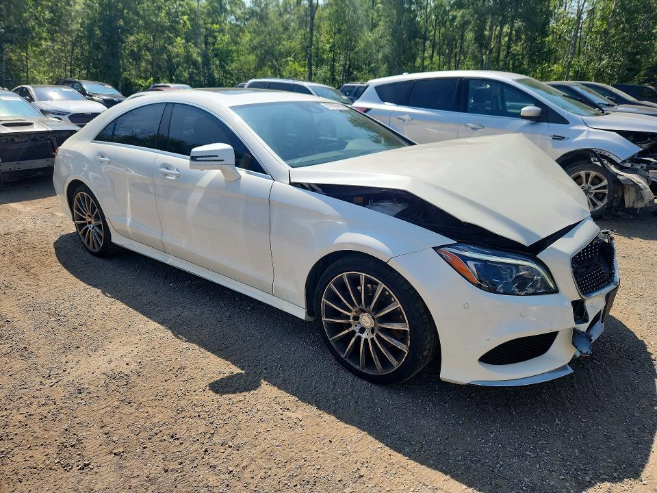 2015 Mercedes-benz Cls-class VIN WDDLJ6HB2FA144550 COPART salvage auction — FRONT END, On - Permit No Brand - Unfit, sold $5,800 on 2026-08-06 (photo 4)