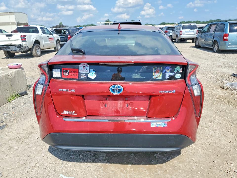 2016 Toyota Prius VIN JTDKARFU8G3513039 COPART salvage auction — FRONT END, Mo - Salvage Certificate Of Title, sold $100 on 2026-07-28 (photo 6)