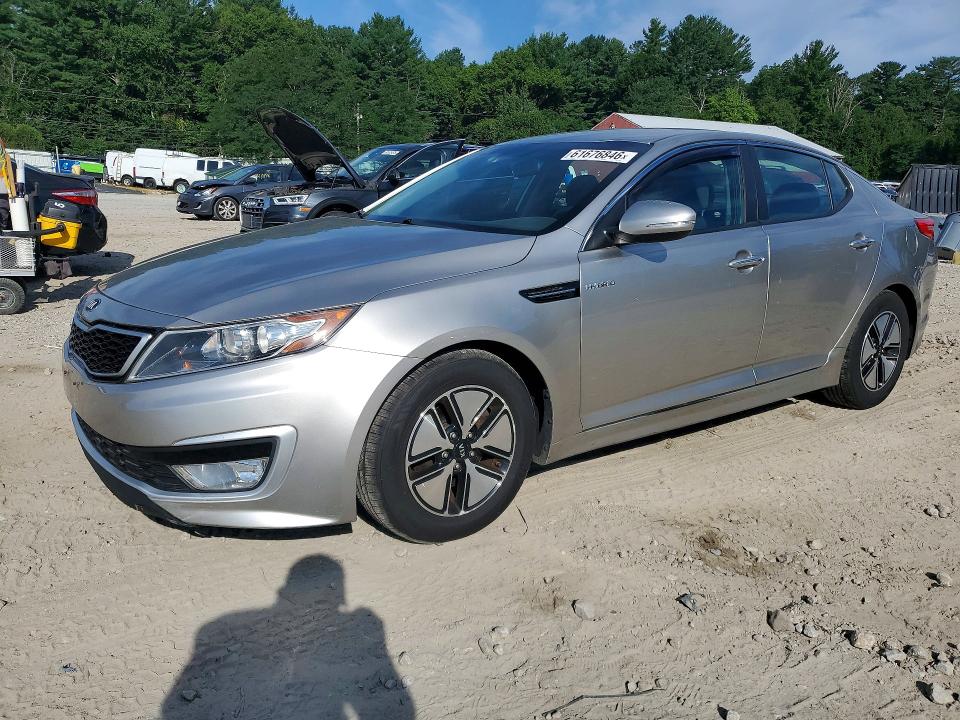 2013 Kia Optima VIN KNAGM4AD3D5060842 COPART salvage auction — FRONT END, Ma - Certificate Of Title (P), sold $725 on 2026-07-27 (photo 1)