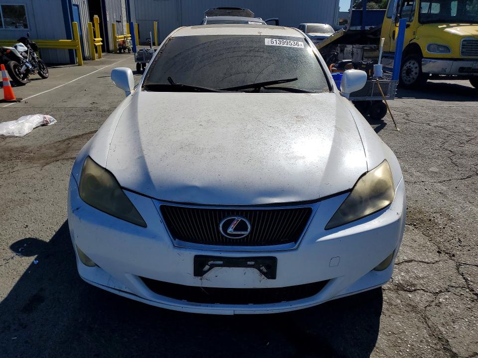 2007 Lexus Is 250 VIN JTHBK262272030993 COPART salvage auction — MECHANICAL, CA - DIS/DLR/EXP ONLY CLEAN TITLE, sold $175 on 2026-07-24 (photo 5)
