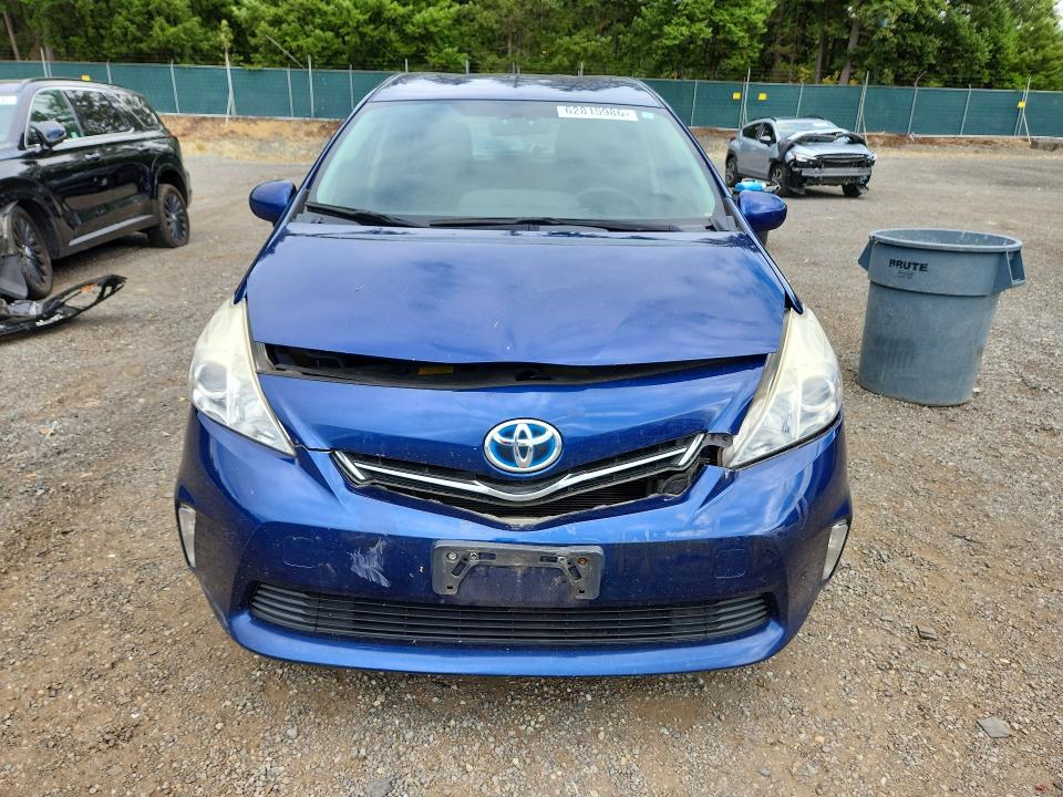 2013 Toyota Prius v VIN JTDZN3EU7D3246196 COPART salvage auction — REAR END, WA - BILL OF SALE, sold $1,400 on 2026-07-31 (photo 5)