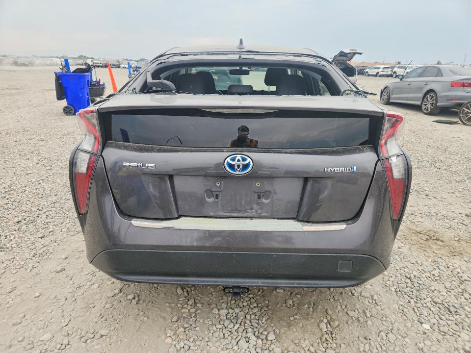 2016 Toyota Prius VIN JTDKARFU8G3519245 COPART salvage auction — HAIL, Co - Certificate Of Title, sold $3,650 on 2026-07-30 (photo 6)