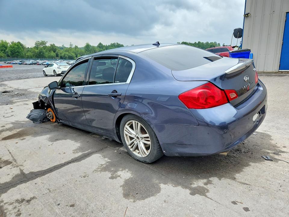 2013 Infiniti G VIN JN1CV6ARXDM761781 COPART salvage auction — FRONT END, Pa - Cert Of Salv-R=Reconstructed, sold $10 on 2026-07-29 (photo 2)
