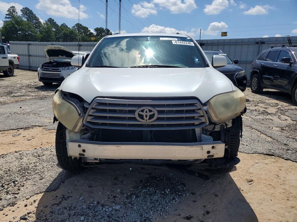 2009 Toyota Highlander VIN JTEES41A692128433 COPART salvage auction — FRONT END, GA - CERTIFICATE OF TITLE (P), sold $1,450 on 2026-07-27 (photo 5)