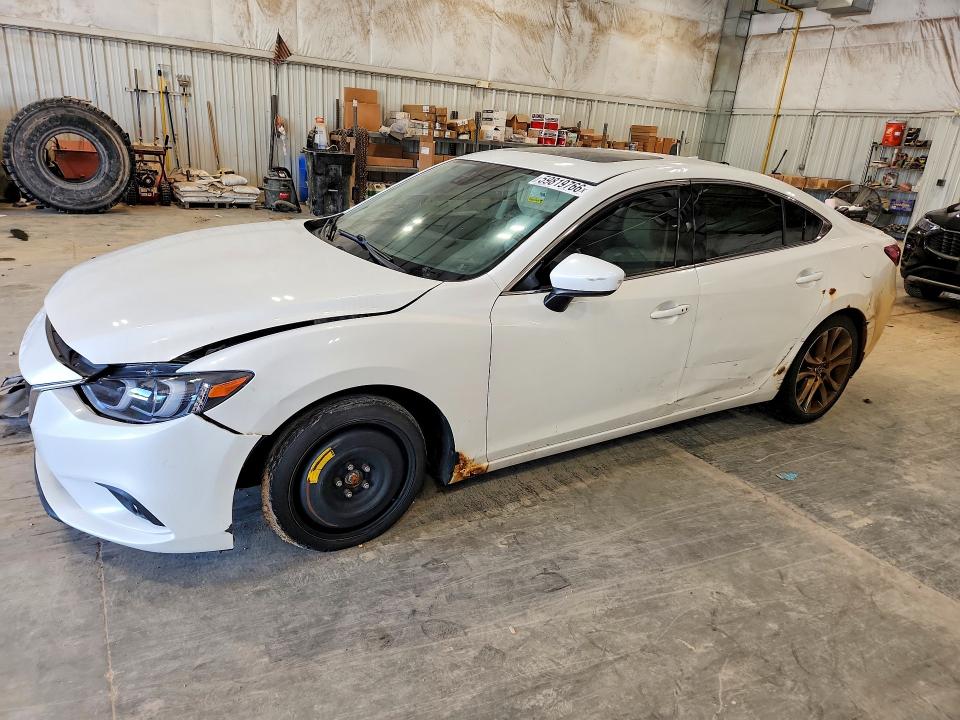 2014 Mazda 6 VIN JM1GJ1W52E1106729 COPART salvage auction — FRONT END, Wi - Certificate Of Title, sold $450 on 2026-07-29 (photo 1)