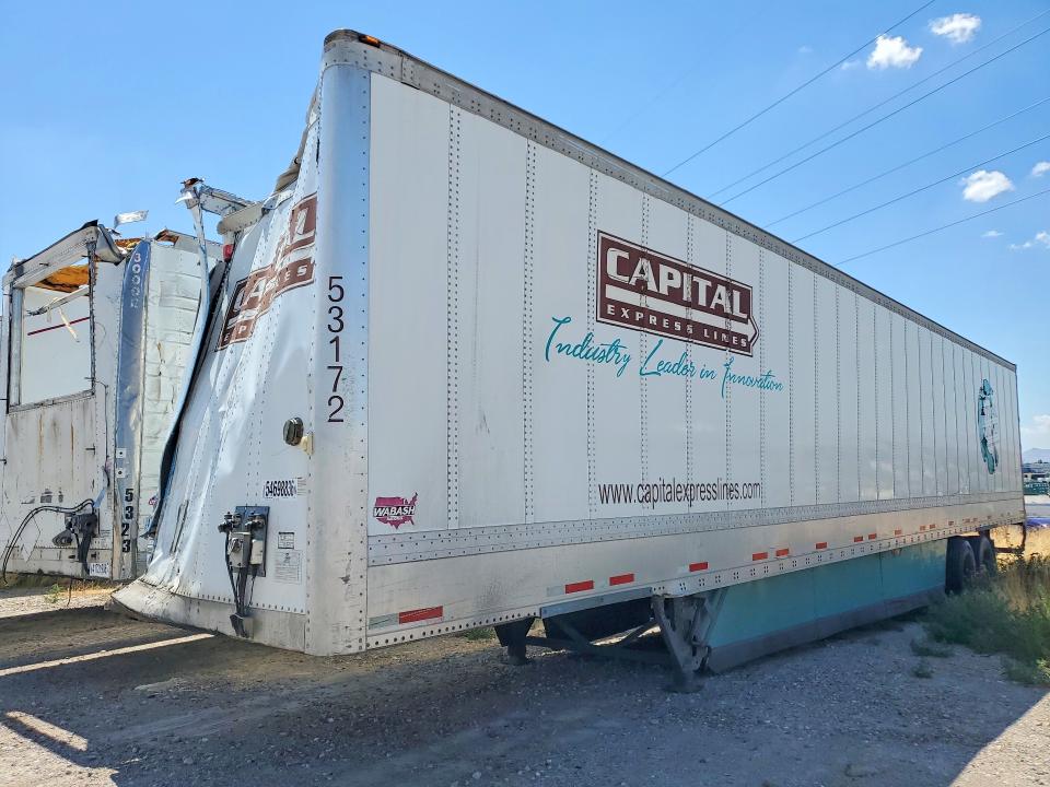 2019 Wabash dry van Dry van VIN 1JJV532D9KL115603 COPART salvage auction — ALL OVER, UT - SALVAGE CERTIFICATE, sold $800 on 2026-09-03 (photo 1)