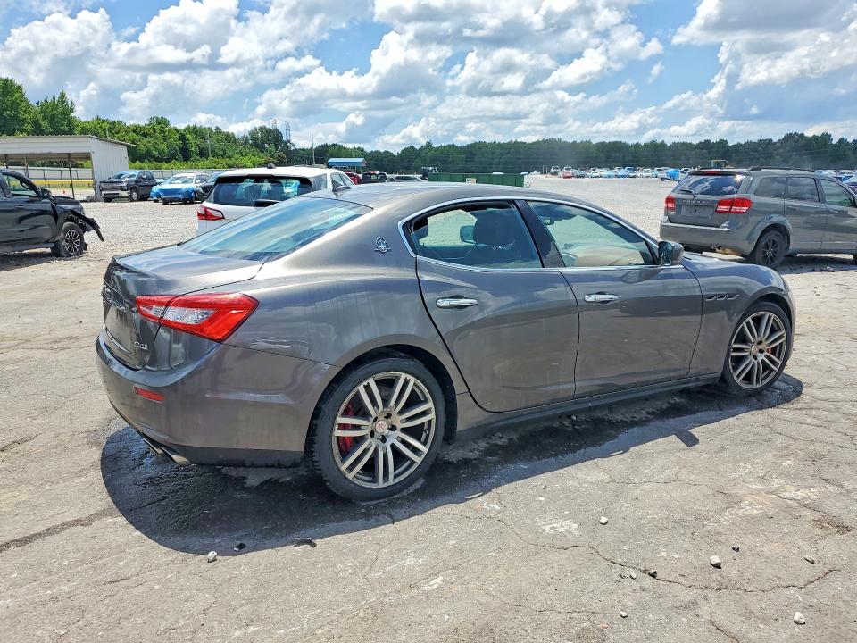 2016 Maserati Ghibli VIN ZAM57RTA1G1175027 COPART salvage auction — MECHANICAL, Tn - Certificate Of Title, sold $3,500 on 2026-07-28 (photo 3)