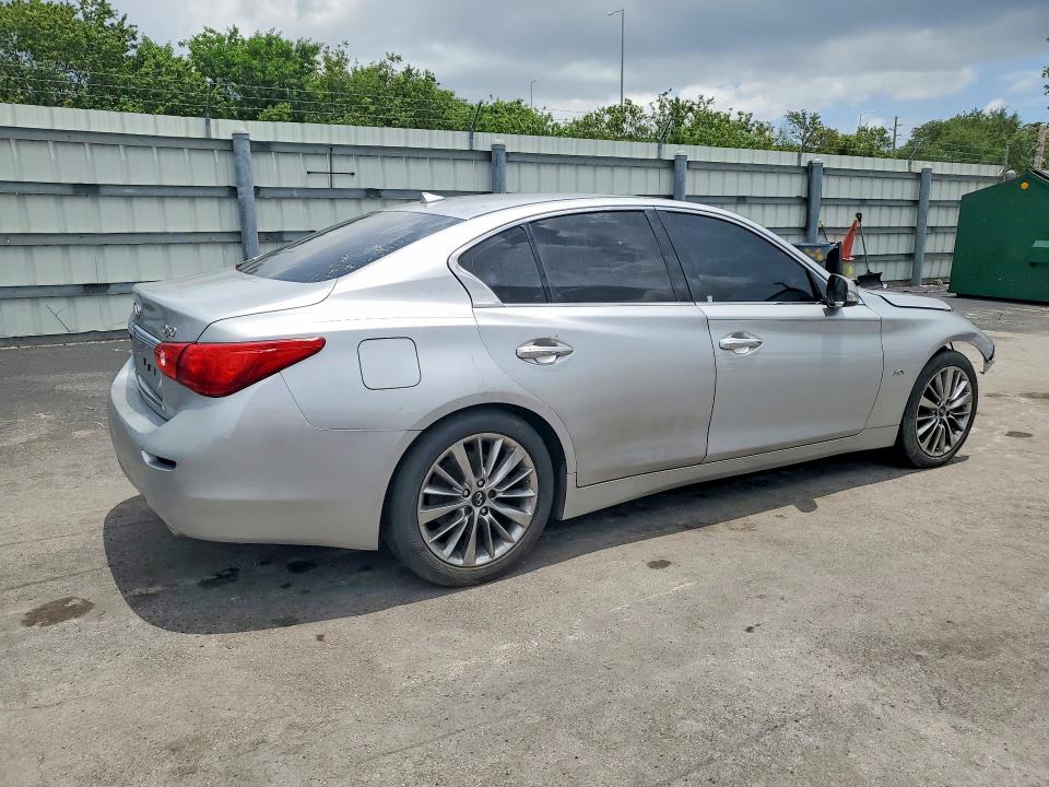 2017 Infiniti Q50 VIN JN1EV7AP8HM736624 COPART salvage auction — MECHANICAL, Tn - Salvage Cert-Rebuilt Vehicle, sold $1,250 on 2026-07-27 (photo 3)