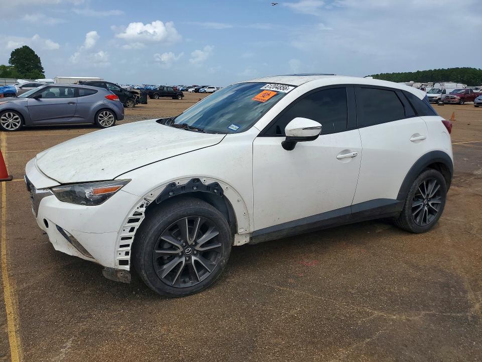 2017 Mazda Cx-3 VIN JM1DKFC77H0162209 COPART salvage auction — FRONT END, Tx - Salvage Vehicle Title, sold $3,450 on 2026-07-27 (photo 1)