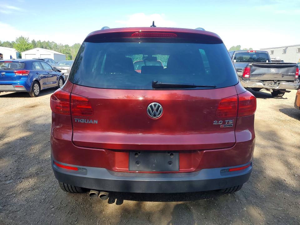 2016 Volkswagen Tiguan VIN WVGJV7AX3GW071383 COPART salvage auction — FRONT END, ON - PERMIT SALVAGE, sold $500 on 2026-07-28 (photo 6)