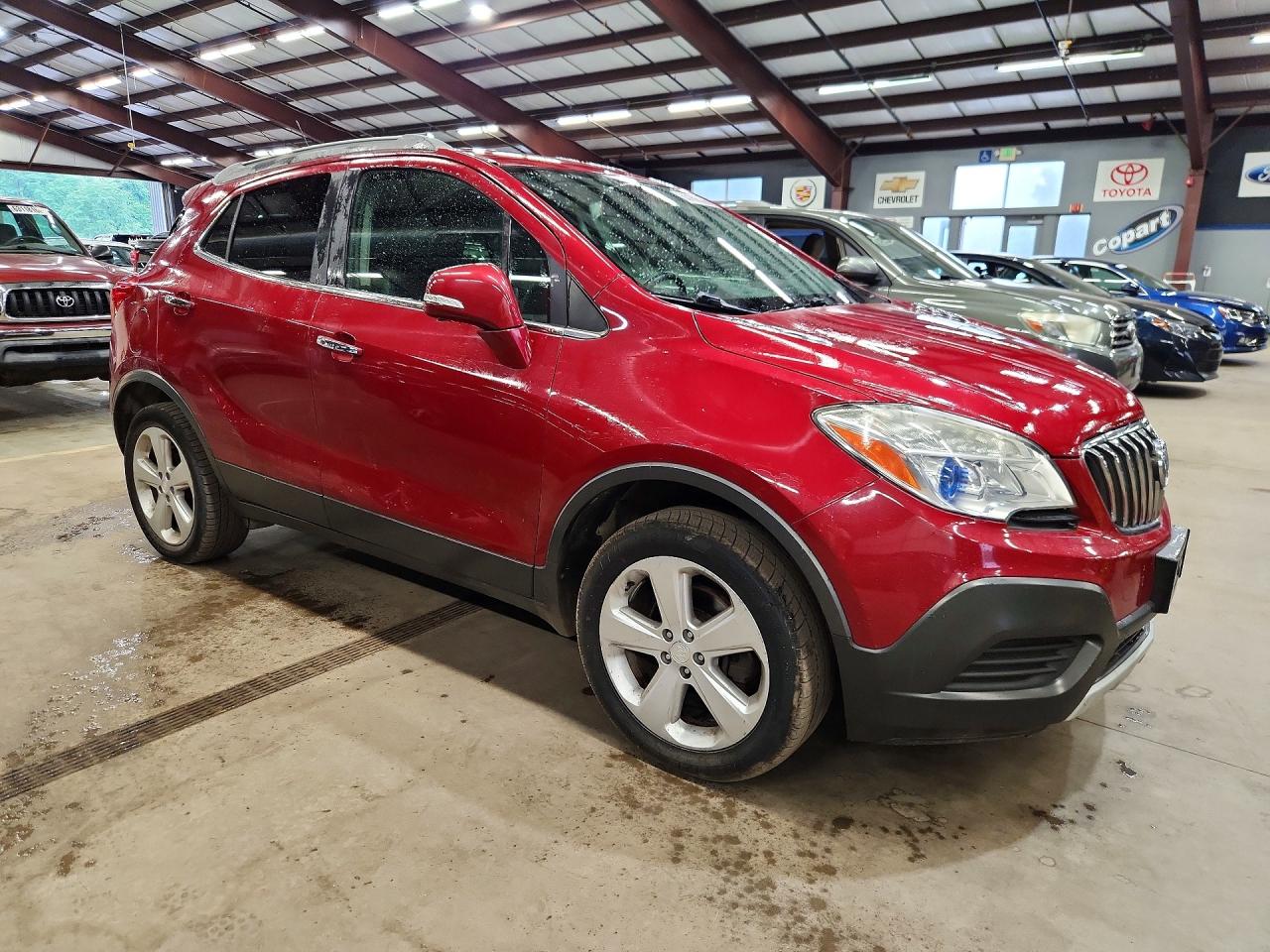 2016 Buick Encore VIN KL4CJESB8GB561948 COPART salvage auction — Front End, WV - CERTIFICATE OF TITLE, sold $1,800 on 2026-09-18 (photo 4)