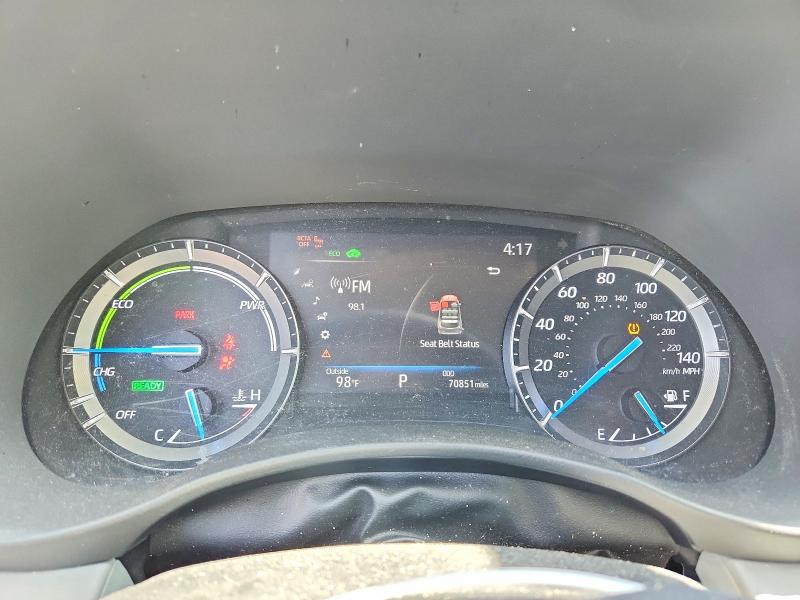 2020 Toyota Highlander VIN 5TDGARAH2LS500215 COPART salvage auction — SIDE, Salvage Title, sold $1,100 on 2026-07-30 (photo 9)