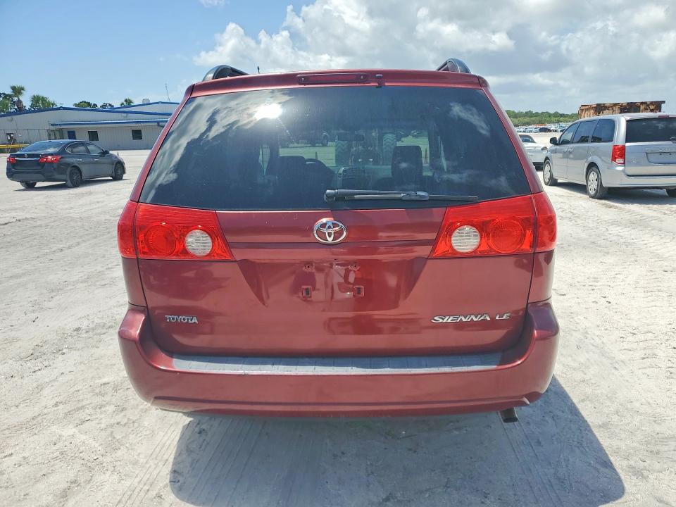 2010 Toyota Sienna VIN 5TDKK4CC3AS323506 COPART salvage auction — FRONT END, Fl - Certificate Of Title (P), sold $625 on 2026-07-29 (photo 6)