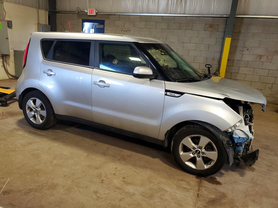 2018 Kia Soul VIN KNDJN2A26J7519340 COPART salvage auction — FRONT END, Pa - Certificate Of Salvage, sold $1,950 on 2026-07-20 (photo 4)