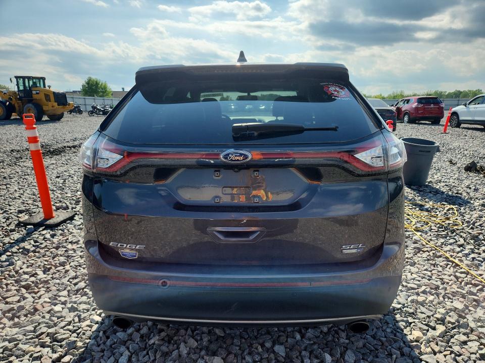 2016 Ford Edge VIN 2FMPK4J99GBB70259 COPART salvage auction — FRONT END, Wi - Certificate Of Title, sold $3,100 on 2026-08-17 (photo 6)